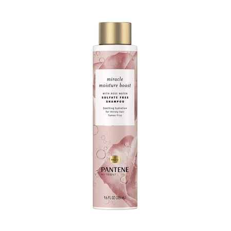 Pantene Nutrient Blends Miracle Moisture Boost Sulfate Free Shampoo 9.6 Oz.,Pack of 3
