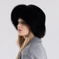 thumbnail image 2 of Chapeau Seau Chaud d'Hiver pour Femmes Style Pêcheur Doux Mignon pour Temps Froid en Extérieur, 2 of 4