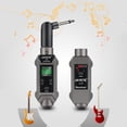 thumbnail image 1 of Sistema de guitarra inalámbrico, receptor transmisor, pantalla digital, rotación de 180  degree, 16 canales de micrófono inalámbrico, mezclador de guitarra Cola  Sistema de transmisión, 1 of 8