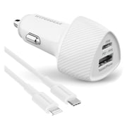 HyperGear SpeedBoost 25W PD Lightning Car Kit w Fast-Charging Tech (15623-HYP)