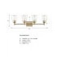 thumbnail image 5 of Designers Fountain - Four Light Bathroom Fixture - Westin - Four Light Bath Bar, 5 of 7