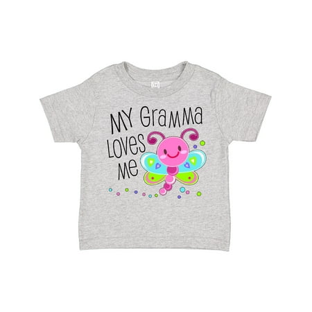 

Inktastic My Gramma Loves Me- Cute Dragonfly Gift Toddler Boy or Toddler Girl T-Shirt