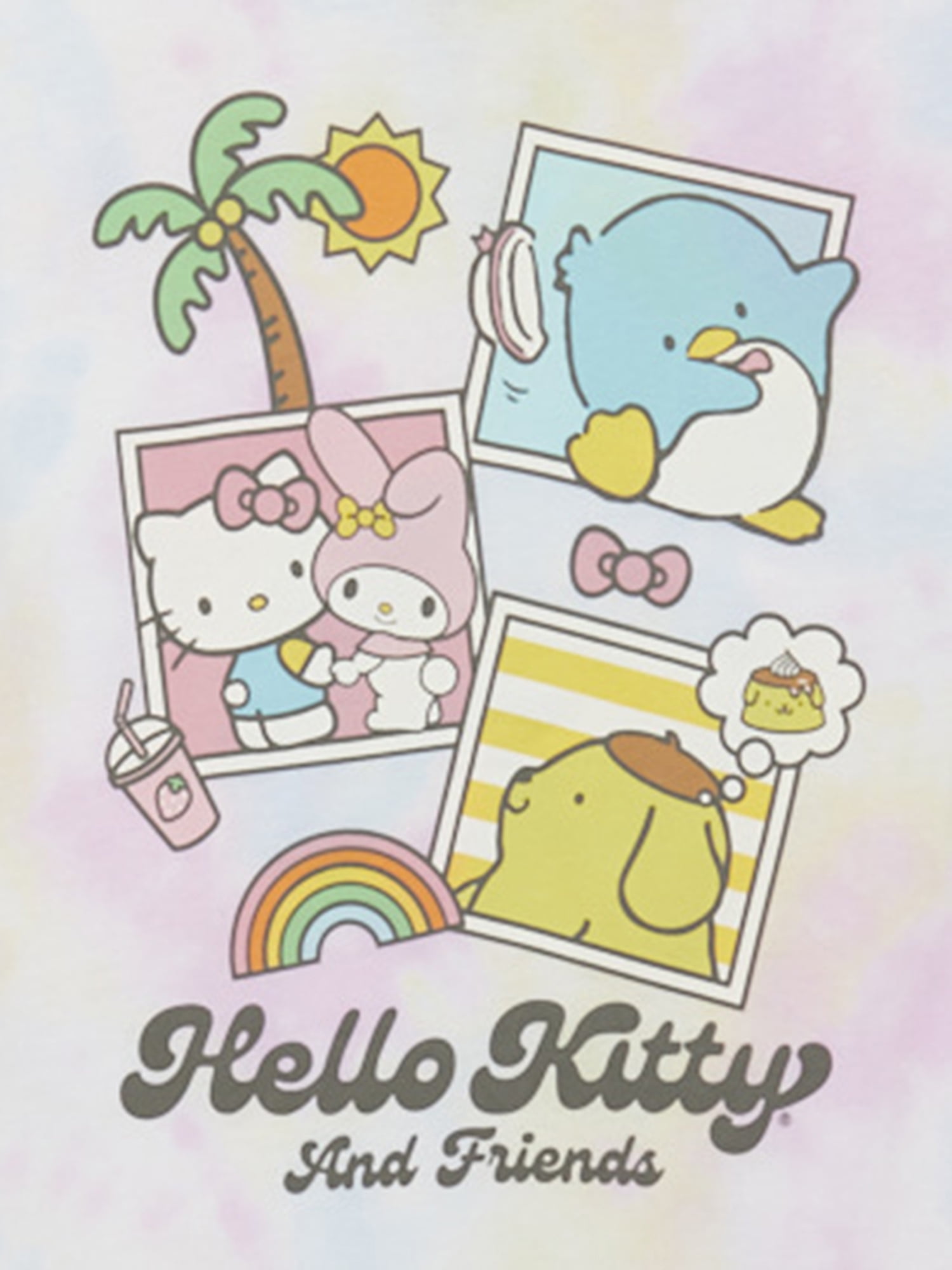 Hello Kitty and Friends Girls Short Sleeve Graphic T-Shirt, Sizes 4-16