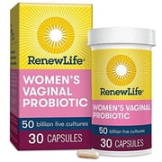 Women's Probiotics 50 Billion Guaranteed, Probiotic Supplement, 12 Strains, Shelf Stable, Gluten Dairy & Soy Free, 30 Capsules, Ultimate Flora Women's Vaginal - 60 Day Money Back Guarantee