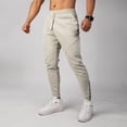 thumbnail image 2 of Kureaily Men's Retro Slim Fit Sporty Loose Trouser Leg Zipper Drawstring Casual Outdoor Long Pants Cargo, 2 of 4