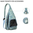 thumbnail image 2 of Summer Sling Bag for Women - Floral Print Crossbody Backpack, Lightweight Waterproof Anti-Theft, 2 of 4