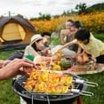 thumbnail image 4 of Stainless Steel Skewers For Barbecue With Easy Sliding Pusher For Grilling Meat Shrimps Chicken And Vegetables., 4 of 6