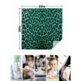 thumbnail image 4 of Green Leopard Print Cloth Napkins Set of 6 Reusable Dinner Napkins, Farmhouse Abstract Animal Patterned Cocktail Napkin Washable Table Napkins for Wedding/Holiday Party/Baby Shower 20"x20", 4 of 7