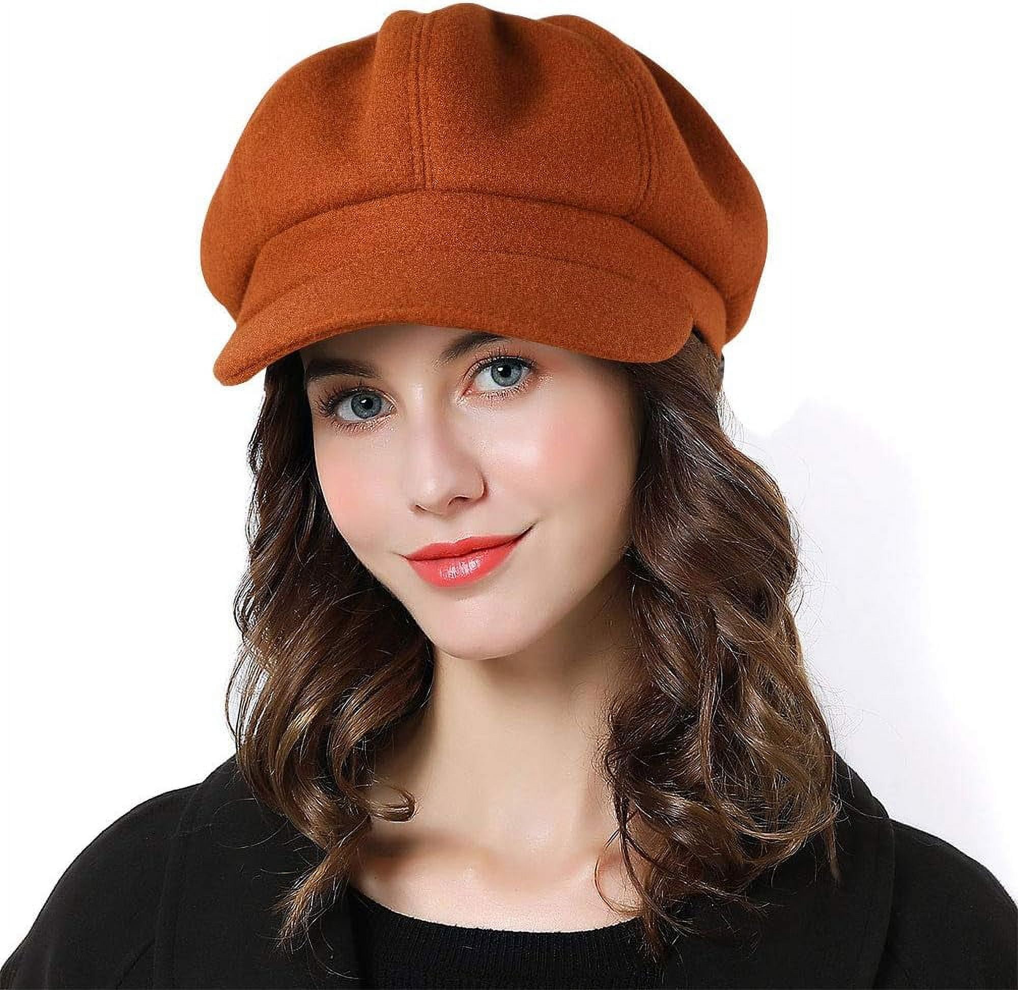 Wdgfv Womens Newsboy Cap Denim Beret Hat French Fashion 