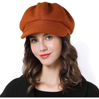 9796 Beret Hat For Women, French Pearl Rhinestone Beanie Hat Winter Warm Beret Hat for Women, French Pearl Rhinestone Beanie Hat  main image 4