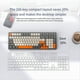 thumbnail image 2 of Teclado Mecánico de 100 Teclas Teclado Inalámbrico Bluetooth 2.4G Estructura de Junta Teclado Mecánico Inalámbrico, 2 of 6