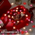 thumbnail image 3 of LELINTA 10Ft 30 Led Valentine's Day Decoration for Home Outdoor Valentines Lights Decoration, Love String Lights Battery Powered Valentines Day Decor String Lights Battery Operated for Home Pink White, 3 of 7