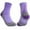 Purple, variant on JUUYY Crew Athletic Socks for Men Moisture Wicking Cushion Crew Socks for Outdoor Cycling Sport Running Traveling Blue Free Size