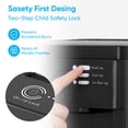 thumbnail image 6 of TABU 4-in-1 Water Dispenser with Ice Maker, Hot & Cold & Room Temperature, 3 or 5 Gallon, Bottom Loading, for Home and Office, Black, 6 of 10
