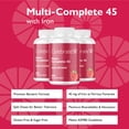 thumbnail image 2 of Celebrate Vitamins Multi-Complete 45 Bariatric Multivitamin with Iron Chewables, 45 mg of Iron, Forest Berry, 180 count, 2 of 5