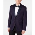 thumbnail image 1 of Ryan Seacrest Distinction Men’s Modern-Fit Burgundy Paisley Jacquard Dinner Jacket (Dark Red, 40 R), 1 of 4