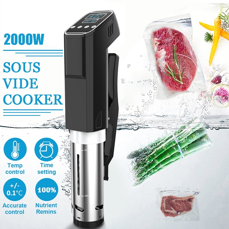 Dash Chef Series Stainless Steel Sous Vide Immersion Circulator with LED Digital 