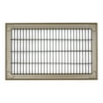 thumbnail image 4 of Fits 8x14 Duct Opening | Return Air Floor Grille by Handua| Walkable Vent Cover Grill for Floor | Brown | Heavy Duty Fixed Blades | Outer Dimensions: 9.75"W X 15.75"H, 4 of 9