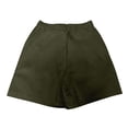 thumbnail image 4 of Bermuda Shorts for Women Knee Length Summer Casual Wide Straight Leg Loose Businees Casual Work Shorts with Pockets, 4 of 4