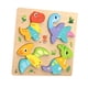 thumbnail image 4 of Rompecabezas de madera para bebés, rompecabezas 3D, juguetes de actividades, rompecabezas de madera para niños y niñas de 3 a 5 años Dinosaurio, 4 of 9