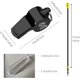 thumbnail image 2 of Silbatos deportivos con cordón de acero inoxidable. Sonido fuerte y nítido. Regalos para árbitros y profesores. Personas increíbles que se convierten en entrenadores increíbles (negro)., 2 of 7