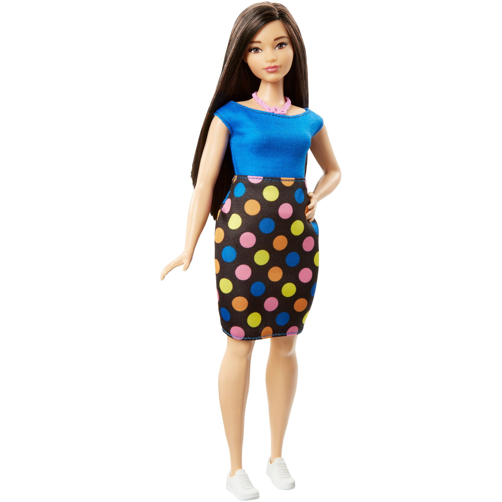 Barbie Girls Fashionistas Set: 51 Polka Dot \u0026 26 Spring Into Style - Curvy - Walmart.com - Walmart.com