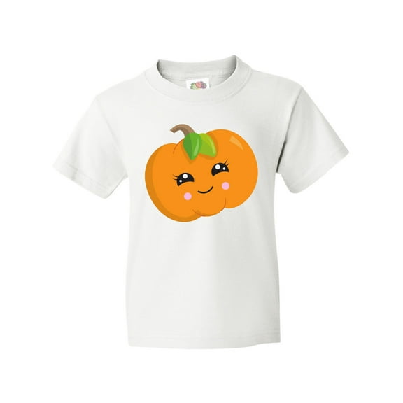 Inktastic Smiling Pumpkin, Halloween, Orange Pumpkin Youth T-Shirt