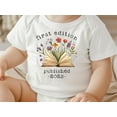 thumbnail image 2 of First Edition Pulished 2025 Baby Bodysuit ,Funny New Born New Parent Baby Onesie®, New Mom Gift, Baby Shower Gift , Short Sleeve Tee Bella, 2 of 9
