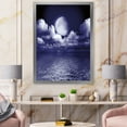thumbnail image 3 of Designart 'Full Moon Night in Cloudy Sky V' Nautical & Coastal Framed Art Print, 3 of 4