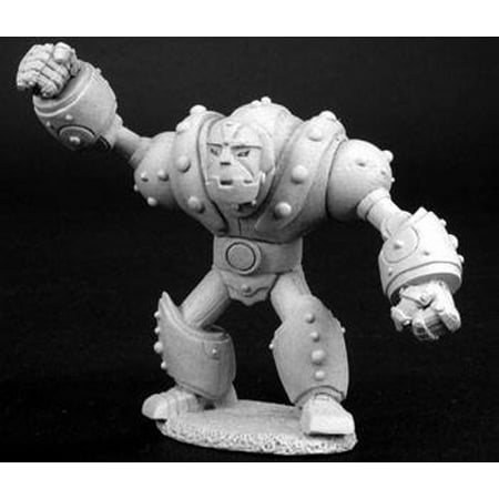 Beaver Miniature - Reaper Miniatures Iron Golem #02728 Dark Heaven Legends Unpainted Metal Figure