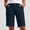 (Fashion 112)Navy, variant on WXLWZYWL Ladies Plus Size Solid High Waist Casual Shorts Summer Relaxed Shorts with Elastic Waistband and Drawstring
