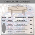 thumbnail image 6 of 4th of July Oval Tablecloth 60x84 Memorial Day Patriotic Table Cloths Waterproof American Flag Table Cover for Oval Table, 6 of 6