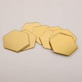 thumbnail image 3 of 12 Uds espejo acrílico pegatinas de pared autoadhesivo extraíble Hexagonal hoja de espejo decorativa para el hogar sala de estar dormitorio decoración Xemadio LKX-1091-2, 3 of 7