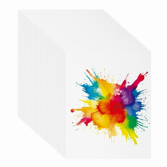 Uxcell 128 Sheets Cotton Watercolor Paper 140lb/300 GSM Paint Paper 2.5x3.5 Inch