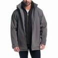 thumbnail image 2 of Weatherproof Men's Stretch Ultratech Windproof and Water Resistant Jacket (Gray/XX-Large), 2 of 8