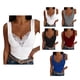 thumbnail image 4 of Camisetas sin mangas de encaje,Camisetas sin mangas de encaje para mujer Blusa sin mangas de encaje Camisetas sin mangas Claridad notable, 4 of 6