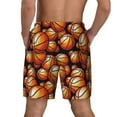 thumbnail image 4 of Fotbe Vintage Basketball Men’s Swim Trunks Quick Dry Swim Shorts Board Shorts with Mesh Lining-3X-Large, 4 of 9