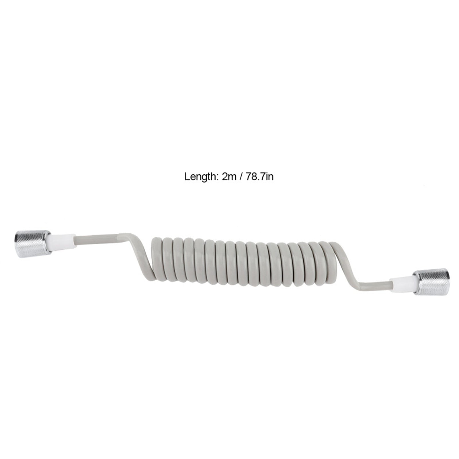 Flexible De Douche à Ressort Extensible 2 Mètres - Raccord Standard G1/2 - Pour Douche, Shattaf, Pomme De Douche