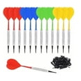 thumbnail image 1 of Soft , Soft Tip Darts Set Beautiful Appearance 12Pcs Portable Integrated  for Bar for Home for Casual Players, 1 of 8