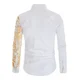 thumbnail image 3 of Camisa De Hombre De Manga Larga Con Estampado Dorado, 3 of 6