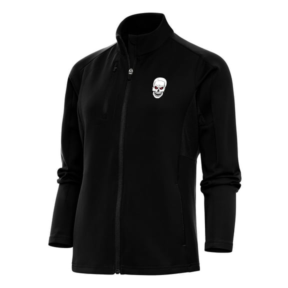 Women's Antigua Black "Stone Cold" Steve Austin Generation Full-Zip Jacket
