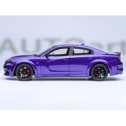 Dodge Charger Scat Pack Widebody Plum Crazy Purple Metallic 1/18 Car Model by Autoart