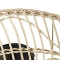 thumbnail image 6 of 2-Light Boho Semi Flush Mount Ceiling Lighting, Retro Rattan Ceiling Lighting, Farmhouse Close to Ceiling Light for Living Room Bedroom kitchen, 6 of 7