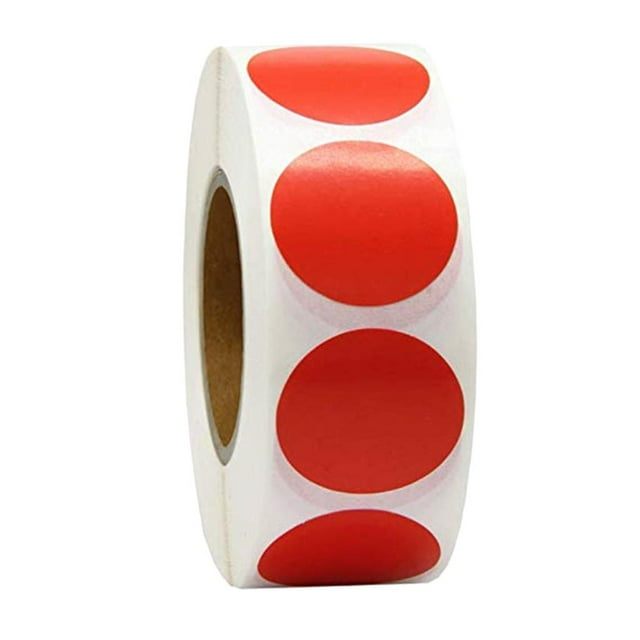 Guardoinrt 500Pcs/Roll Mini Stickers Kraft Paper Adhesive stickers,500 adhesive labels on Labels Scrapbooking