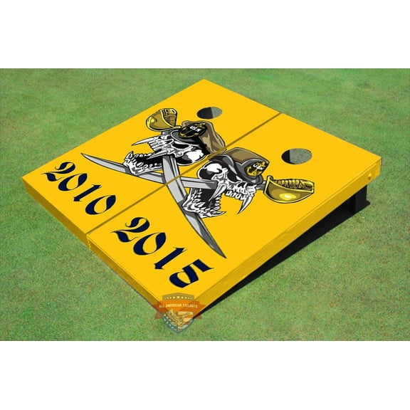 Custom Cutlassas Skulls & Sword Themed Cornhole Boards