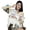 grey ragdoll cat, variant on Women's Adorable Ragdoll Cat Backpack - Soft Plush Backpack Cat with Lace Decoration for Daily Use
