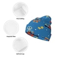 thumbnail image 3 of Hirioo Cartoon Animals 1 for Men's Knit Cuffed Beanie for Outdoor Activities Unisex, 3 of 6