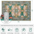 thumbnail image 7 of Cydiria Vintage Boho Traditional Oriental Faux Wool Area Rug, 6' x 9', Green, 7 of 7