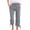 Dark Gray, variant on Outfmvch Summer Pants for Women Cotton Linen Pants Pull On Elastic Wide Leg Crop Pants Paper Bag Pants Capris Drawstring with Pockets Drawstring Women High Waisted Wide Leg Army Green S-3XL