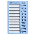 thumbnail image 2 of Chore Chart Board - Daily To Do List Tracker - Portable Checklist Board for Adults - Task Management Planner - 1 Pack - Blue, 2 of 8
